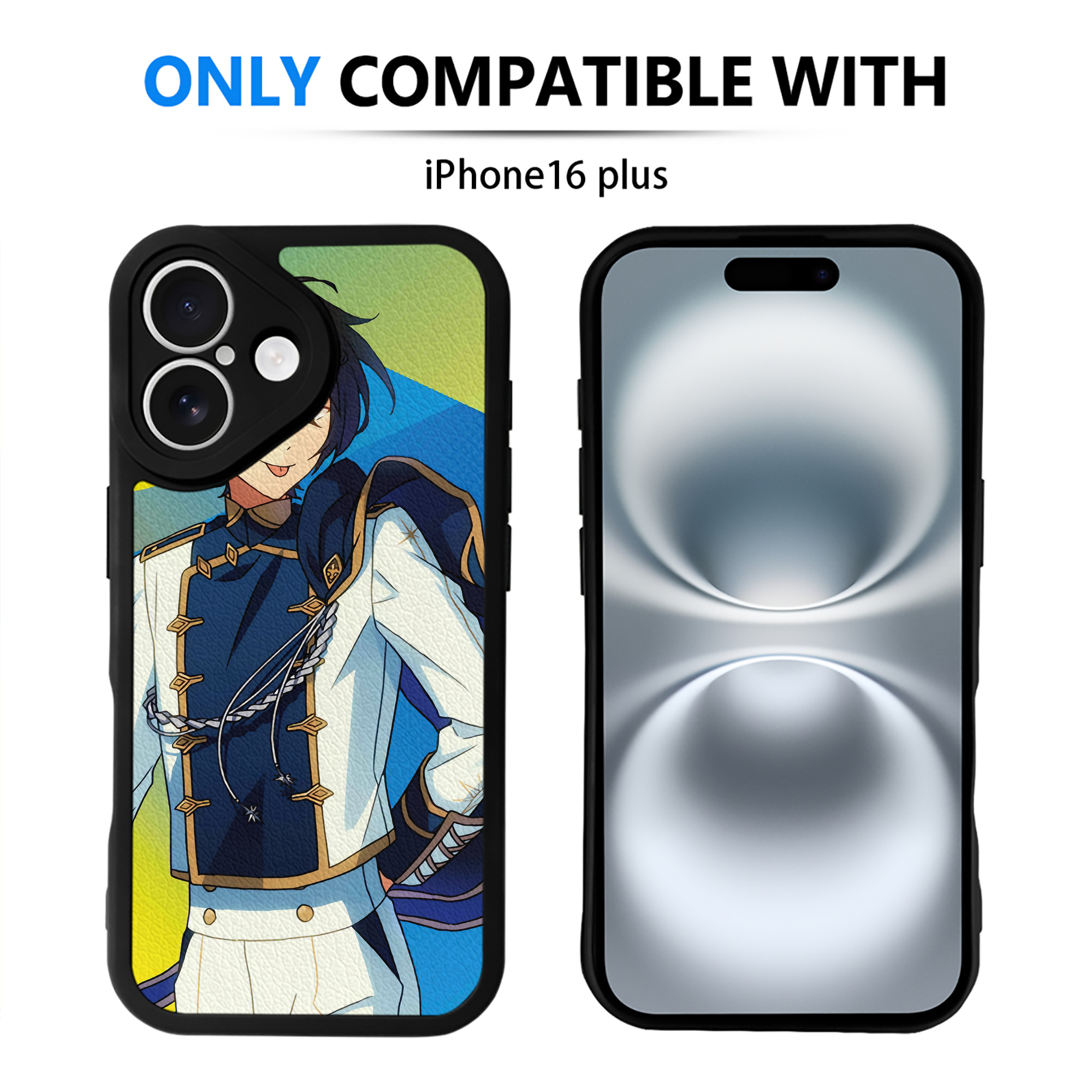（画像用） あんさんぶるスターズ! Ensemble Stars 【iPhone 16シリーズ対応】シリコンスマホケース（レザー調） 材質：シリコン